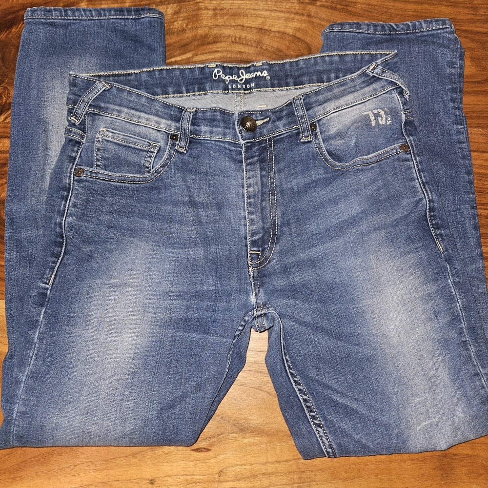 Pepe Jeans Men's Blue Denim Jeans